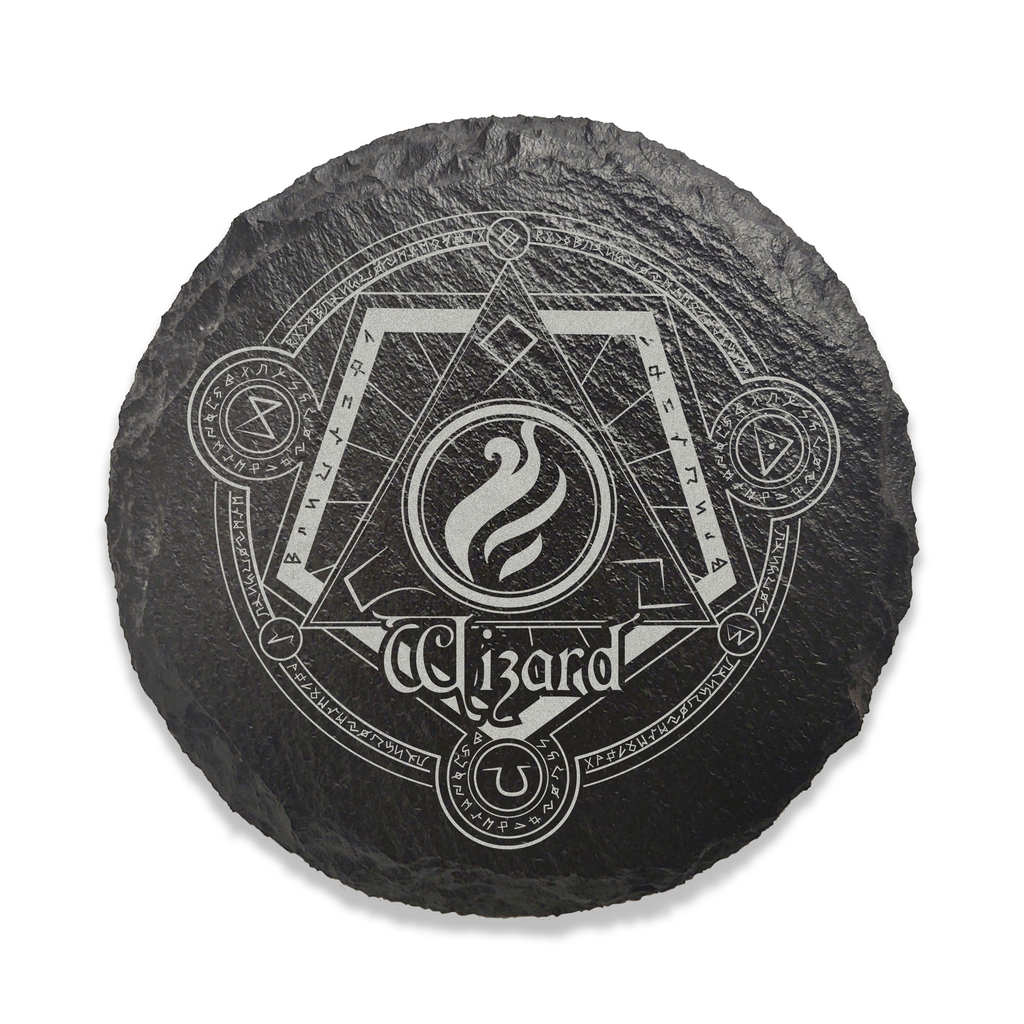 Game Master Dice - D&D Class Slate Coaster