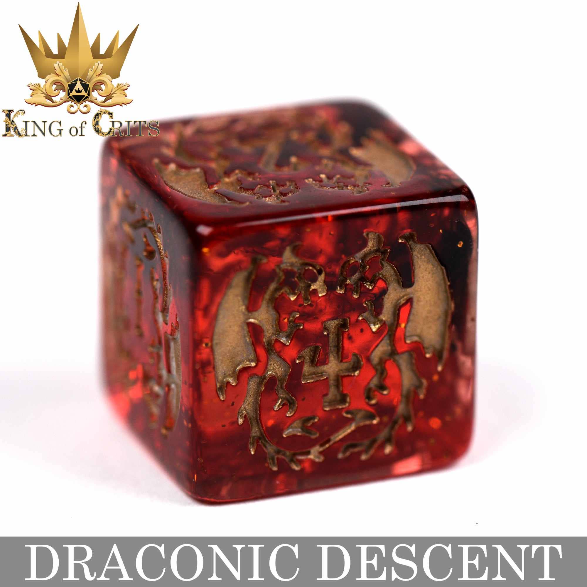 DNDDICE.COM - Draconic Descent - 11 Dice Set