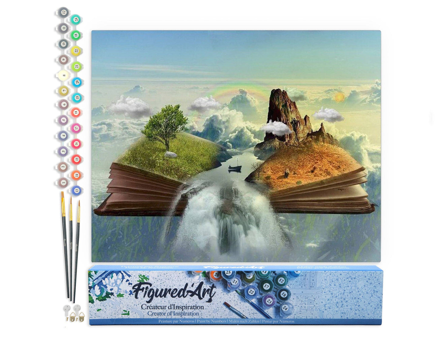 Figured'Art - Paint by numbers - Landscape book