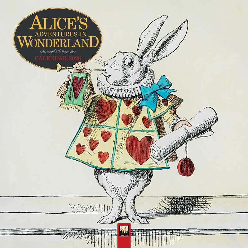 Simon & Schuster - Science Museum: Alice's Adventures in Wonderland Wall Calendar 2026 (Art Calendar) by