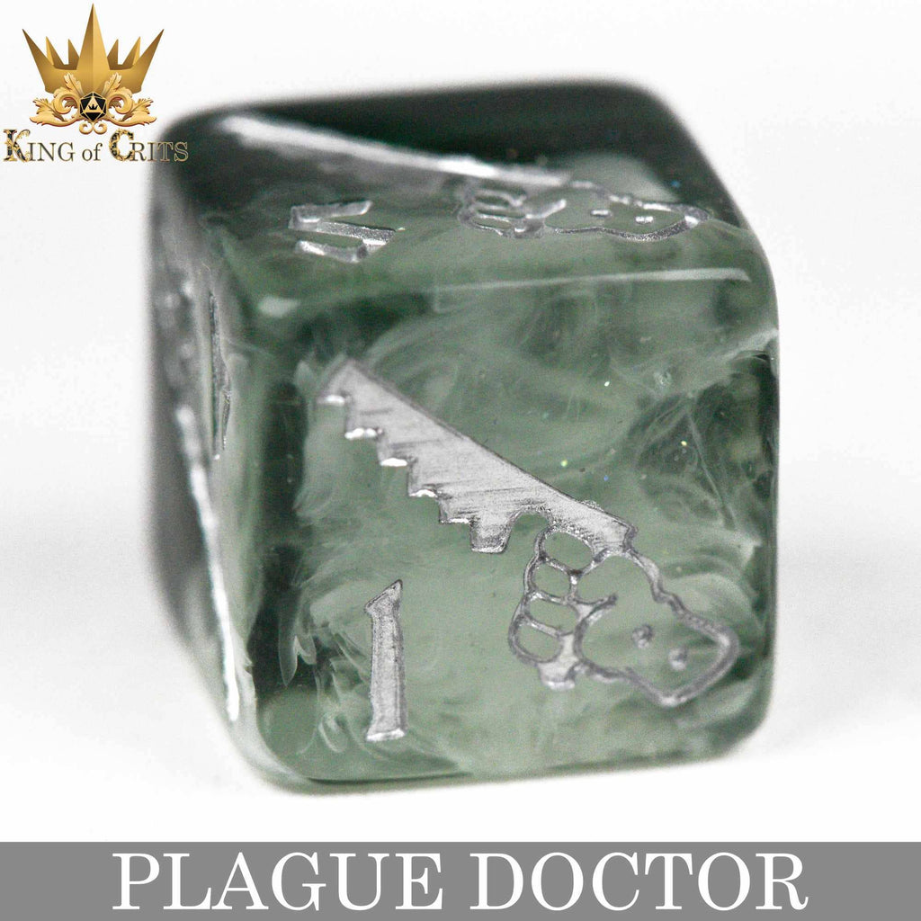 DNDDICE.COM - Plague Doctor - 11 Dice Set