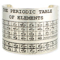 ZAD - Silver Etched Periodic Table Cuff Bracelets