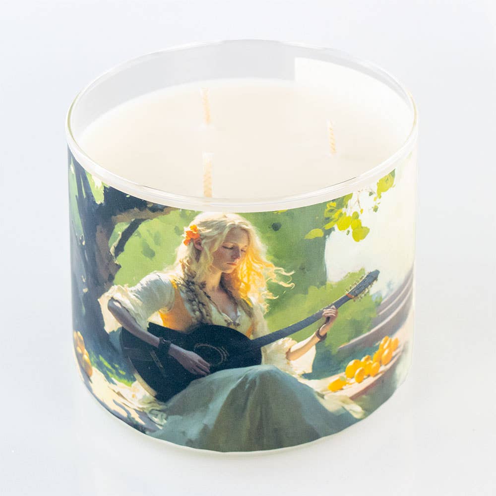 Game Master Dice - Bard's Blessing Gaming Candle