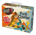 Toysmith - Neato! Classic Wooden Peg Game, Travel Size- Retro Classic