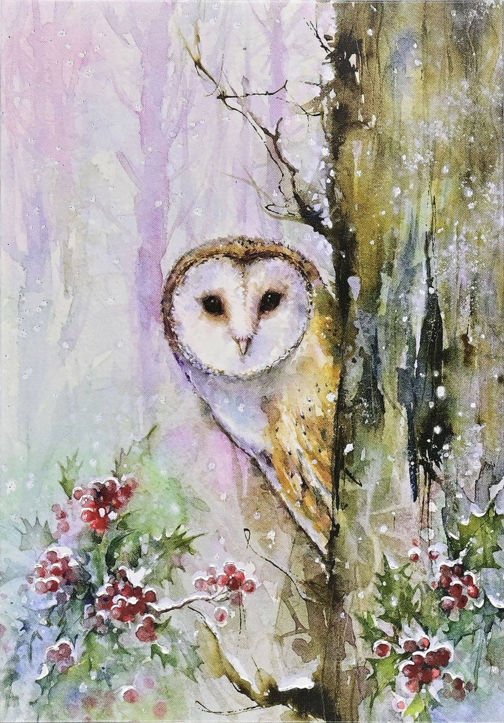 Peter Pauper Press - Woodland Owl Small Boxed Holiday Cards