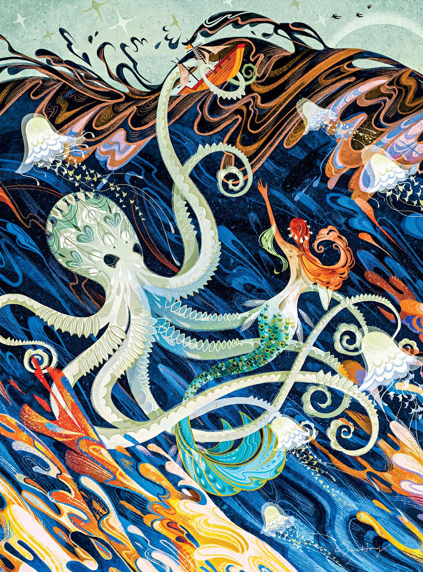 Insight Editions - #1 Pop Culture Publisher - The Artist's Canvas: Little Mermaid Jigsaw Puzzle