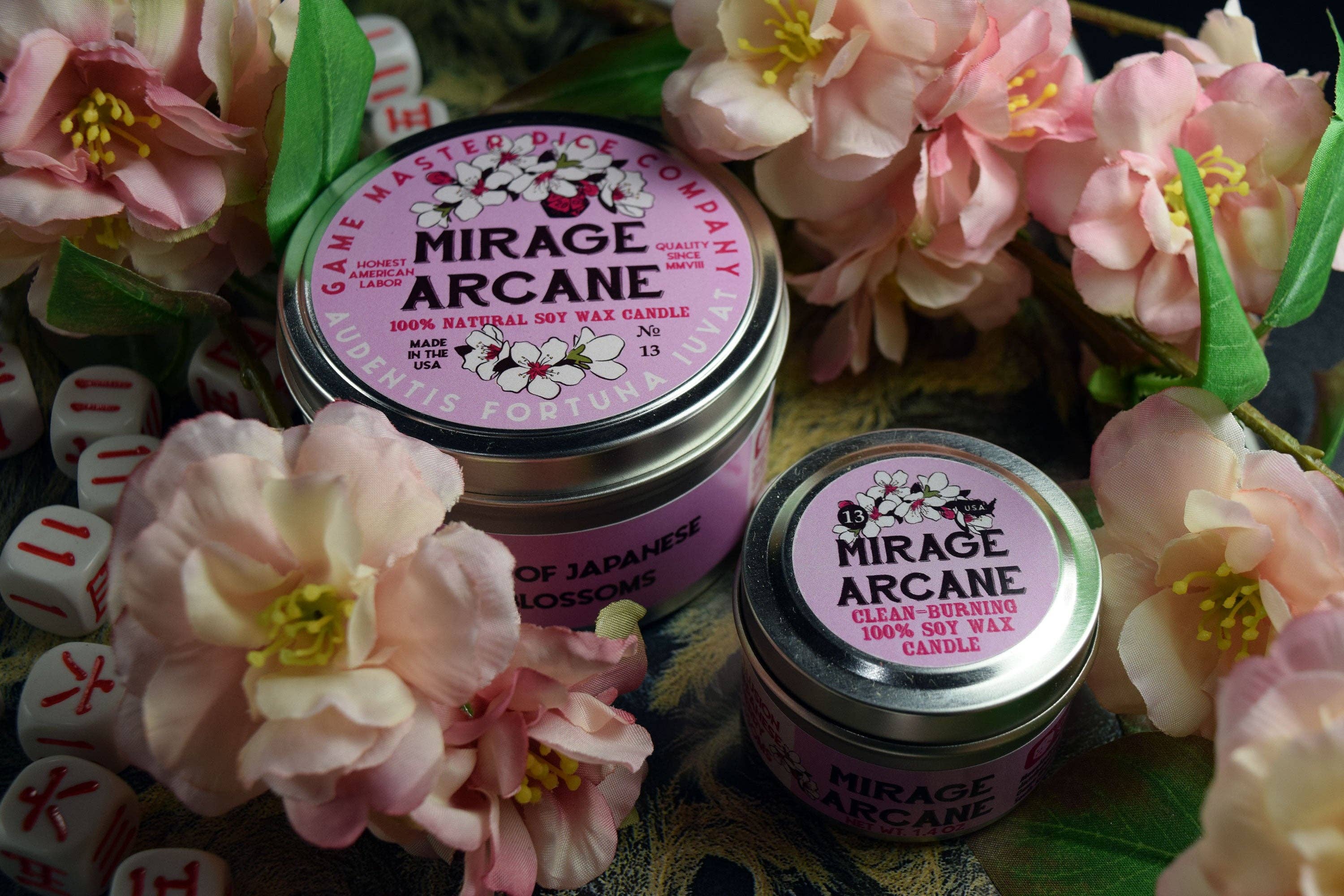 Game Master Dice - Mirage Arcane Gaming Candle