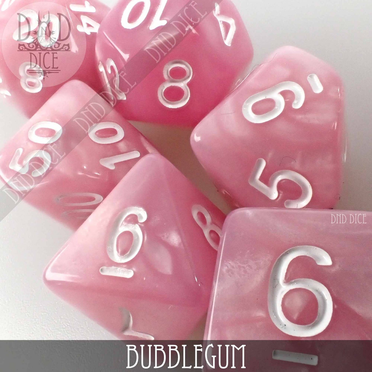 DNDDICE.COM - Bubblegum Dice Set
