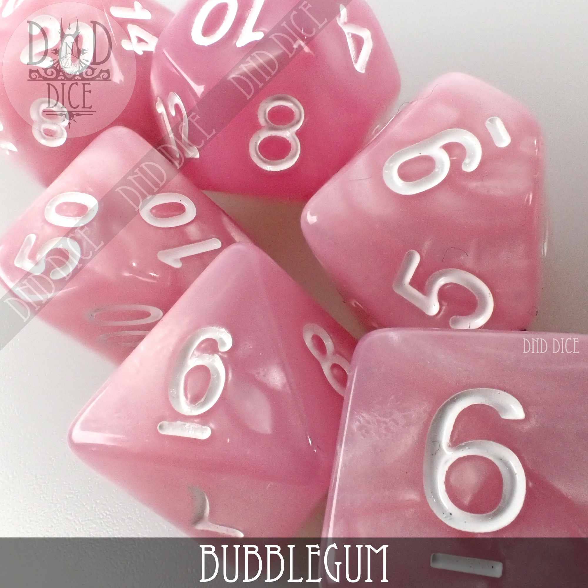 DNDDICE.COM - Bubblegum Dice Set