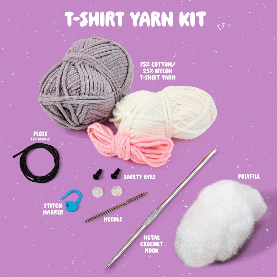 Plaid Crafts - Bucilla Amigurumi Crochet Kit - Caylee the Cat