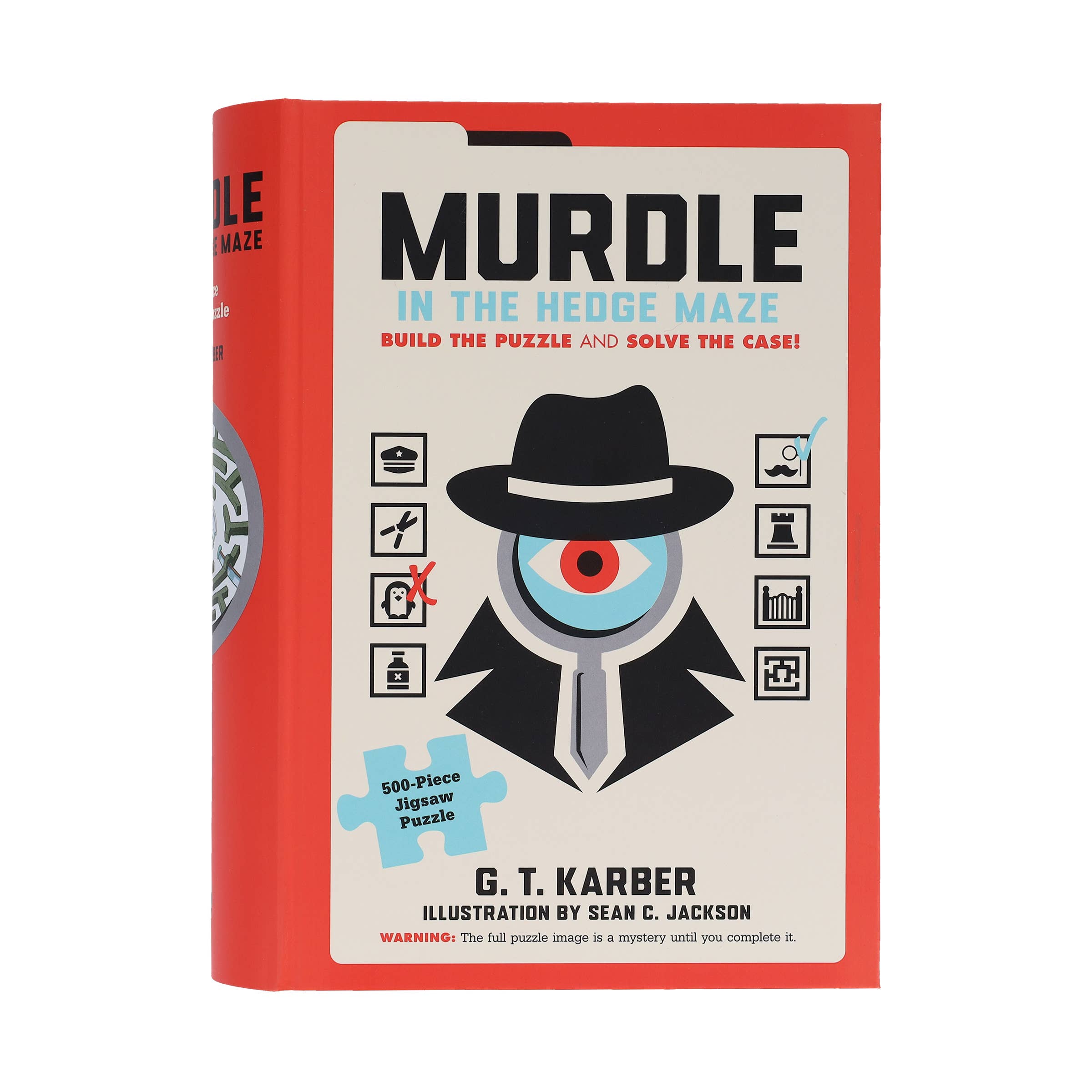 Chronicle Books - Murdle in the Hedge Maze 500-Piece Jigsaw Puzzle