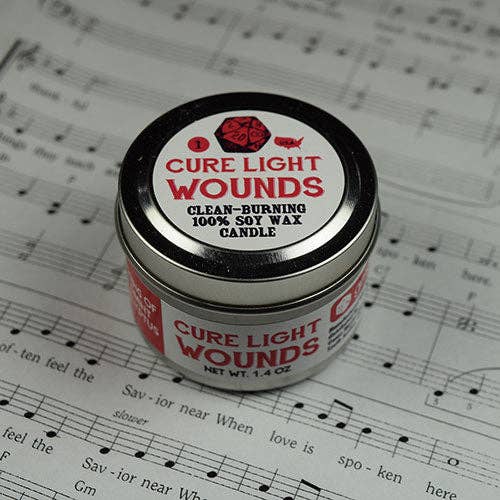 Game Master Dice - Cure Wounds Gaming Candle