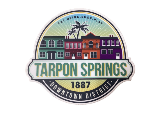 Tarpon Springs Downtown District Sticker