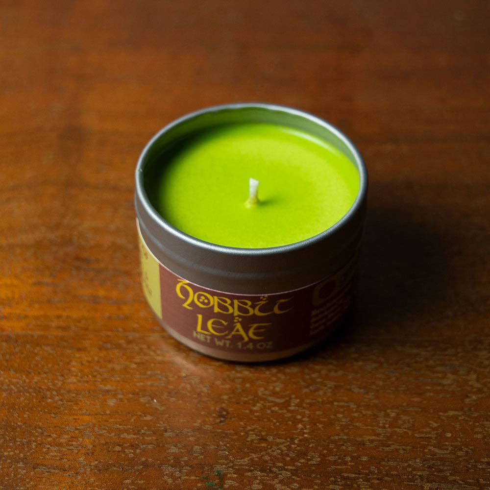 Game Master Dice - Hobbit Leaf Gaming Candle