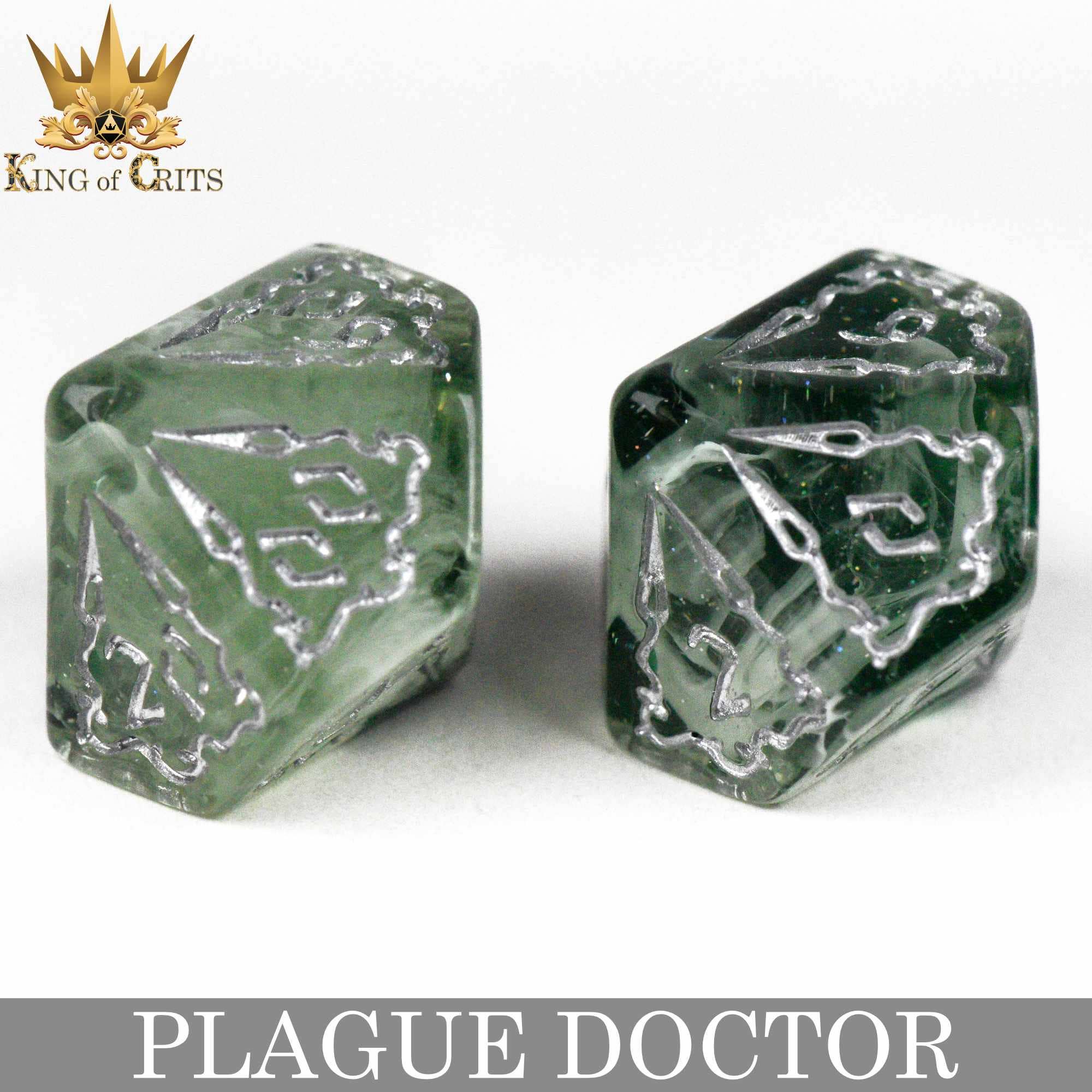 DNDDICE.COM - Plague Doctor - 11 Dice Set