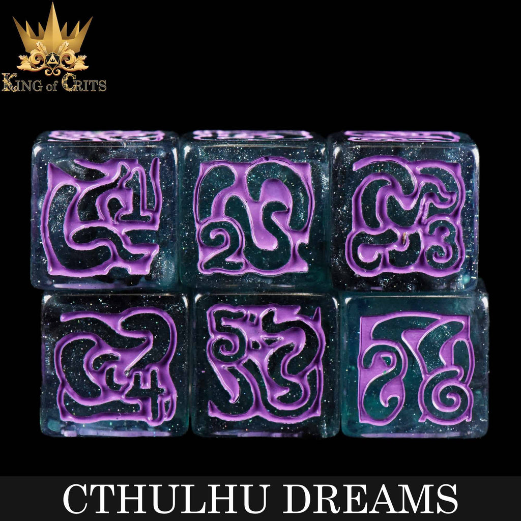 DNDDICE.COM - Cthulhu Dreams - 11 Dice Set