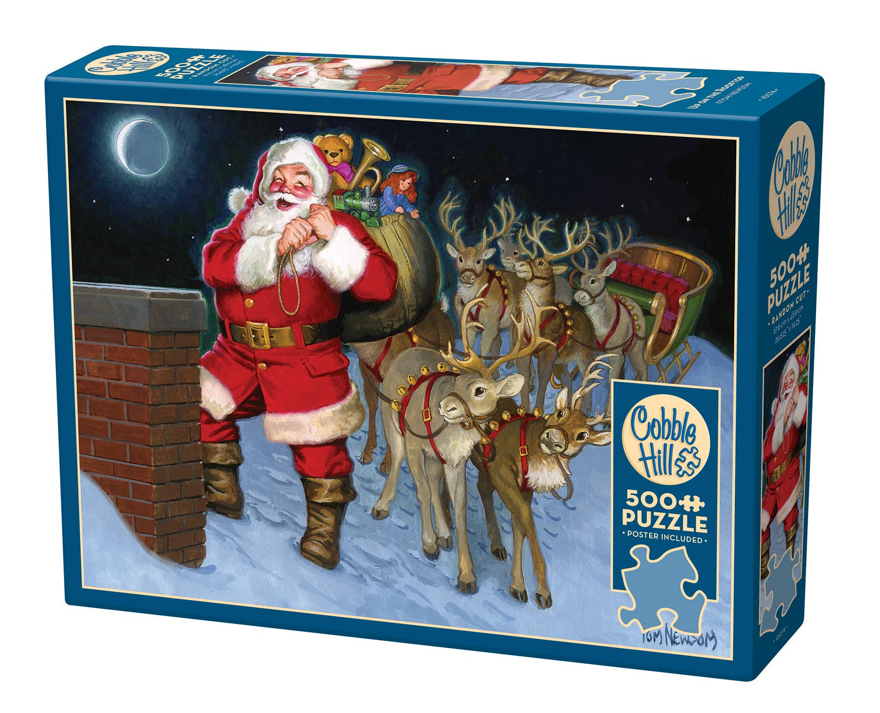 Outset Games and Cobble Hill Puzzles - Up on the Rooftop 500pc puzzle