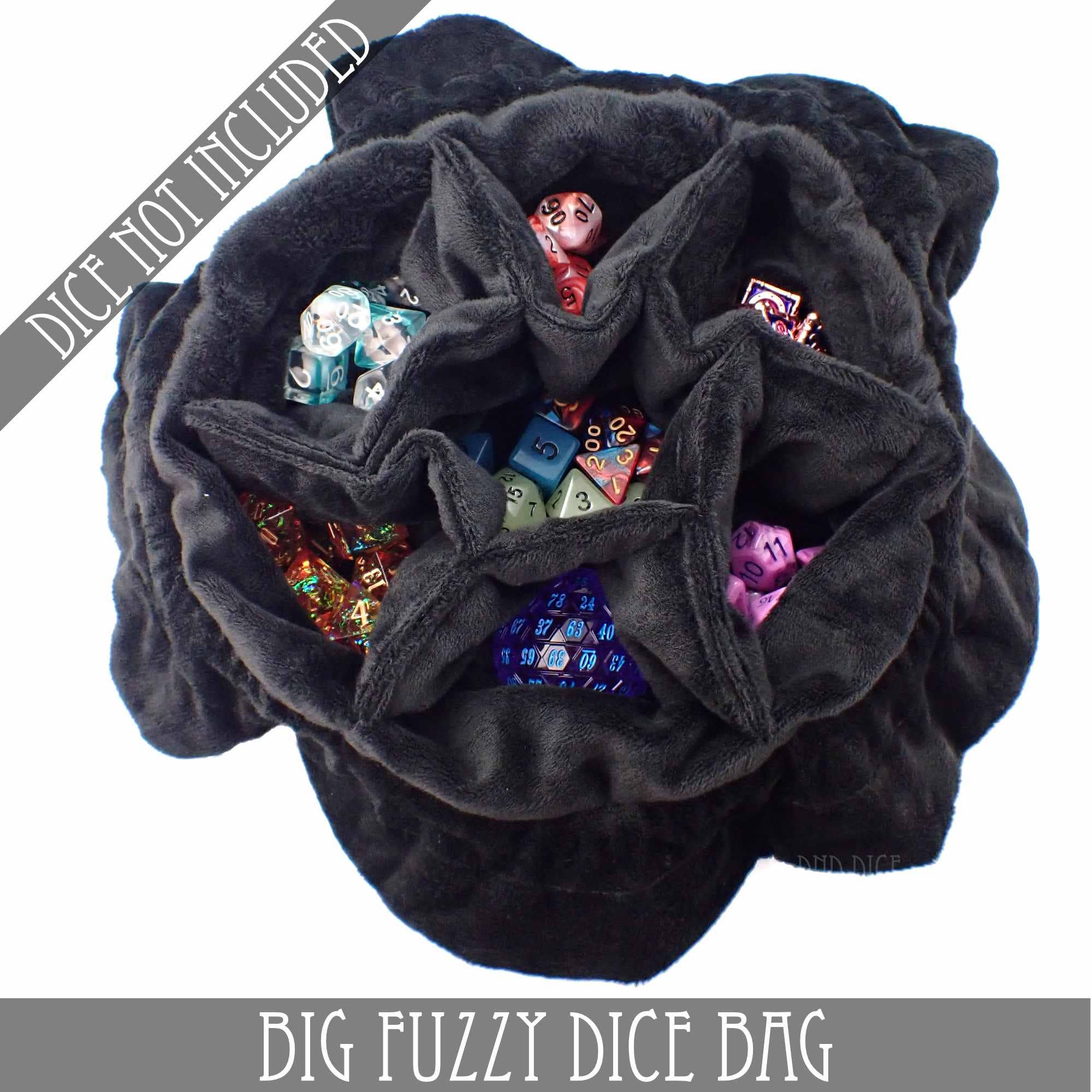 DNDDICE.COM - Big Fuzzy Dice Bag - 6 Colors