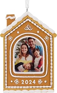 Hallmark Gingerbread House 2024 Photo Frame Christmas Ornament