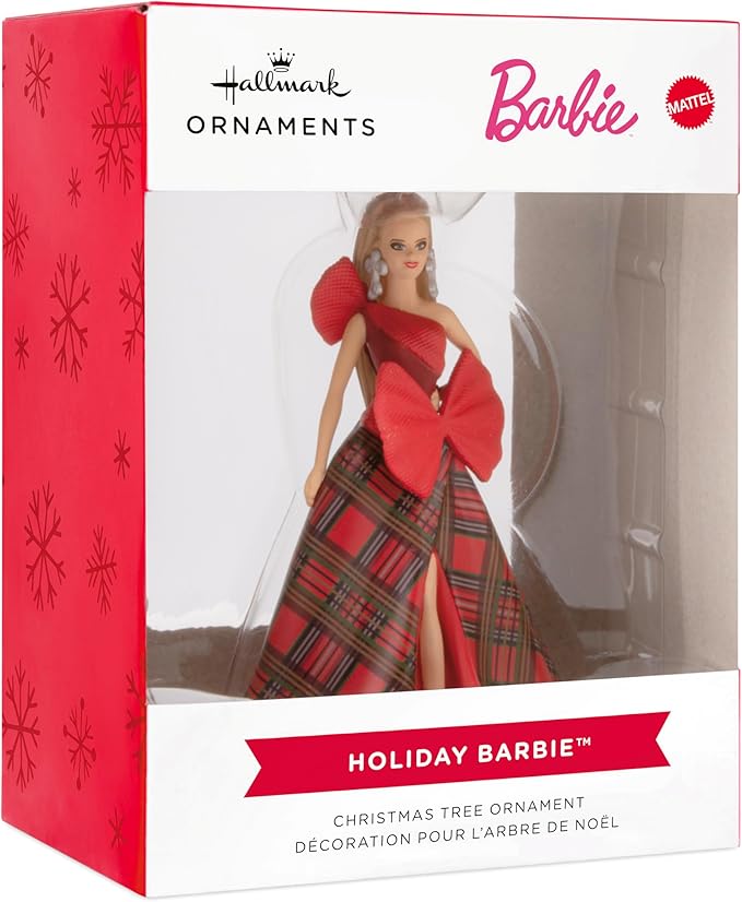 Mattel Holiday Barbie 2024 Christmas Ornament