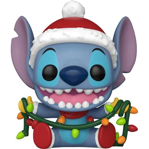 Stitch w/ Christmas Lights Pop Figure