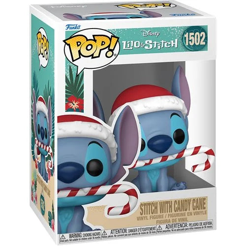 Stitch w/ Candy Cane Pop Figure