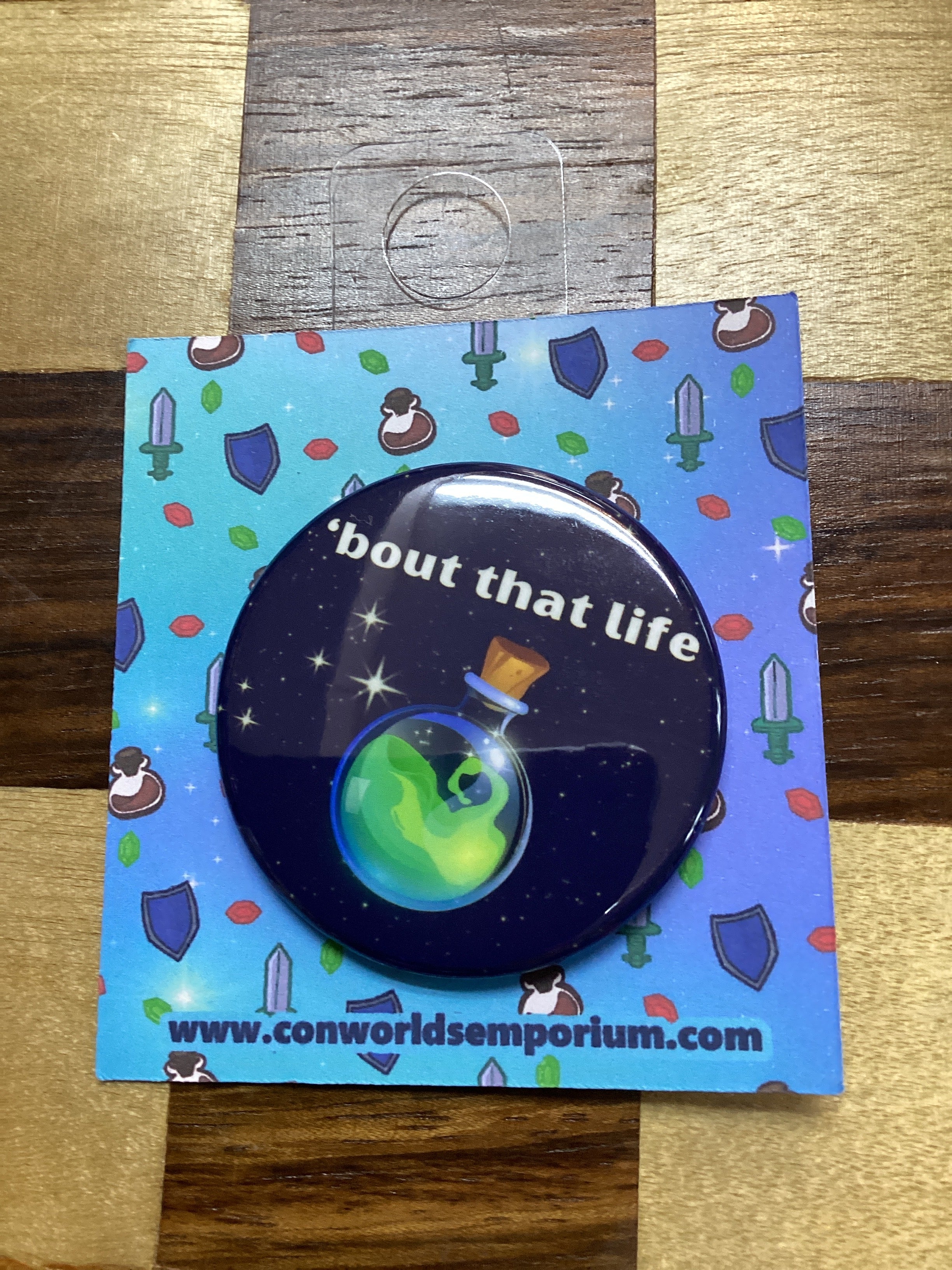Bout That Life Potion Themed Button 1.75" Button