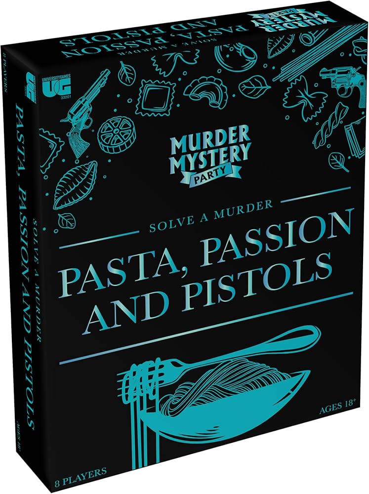 Murder Mystery Party - Pasta, Passion, and Pistols