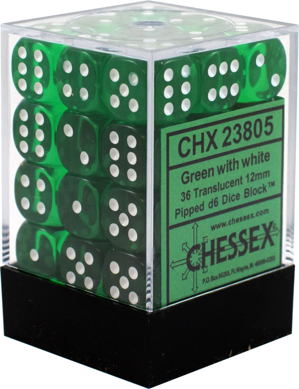 Dice: Chessex 12mm d6 Dice Block (36 Dice)