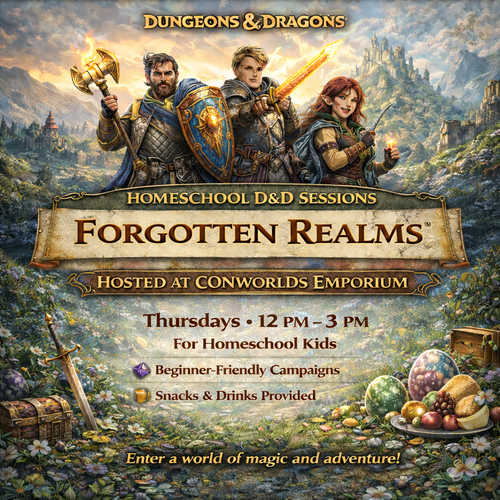 Dungeons & Dragons One-Shot Thursdays for Homeschoolers | Forgotten Realms