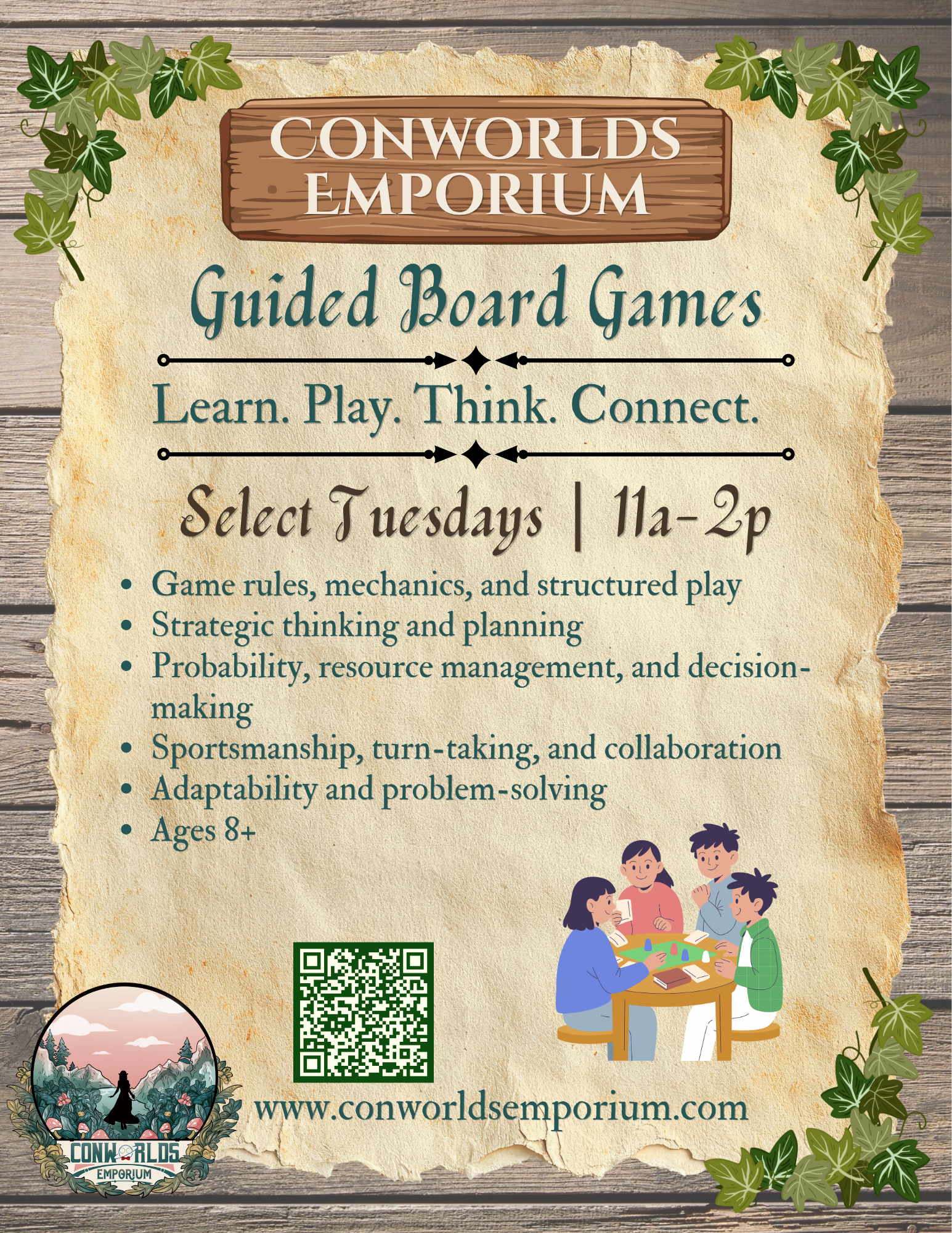 Guided Tabletop Board Game Sessions