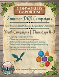 Youth Dungeons & Dragons Campaign | July 2026 | Thursdays
