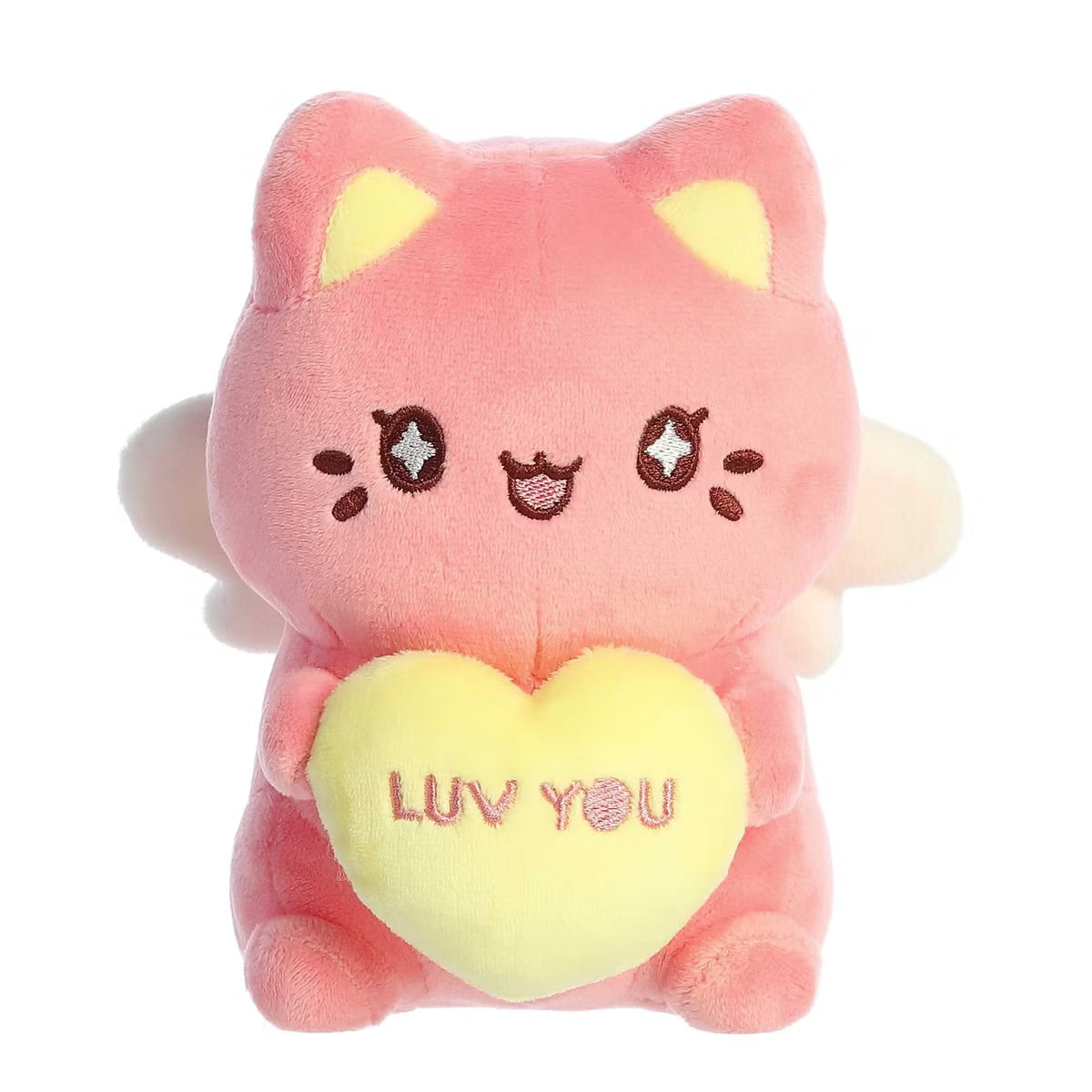 7” Dark Pink Candy Heart Meowchi