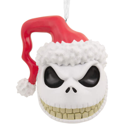 Disney Tim Burton's The Nightmare Before Christmas Jack Skellington Head Hallmark Ornament