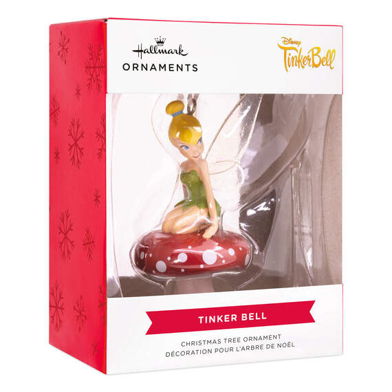 Disney Tinker Bell on Mushroom Hallmark Ornament