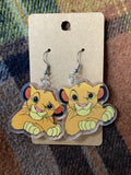 Lounging Young Lion Earrings