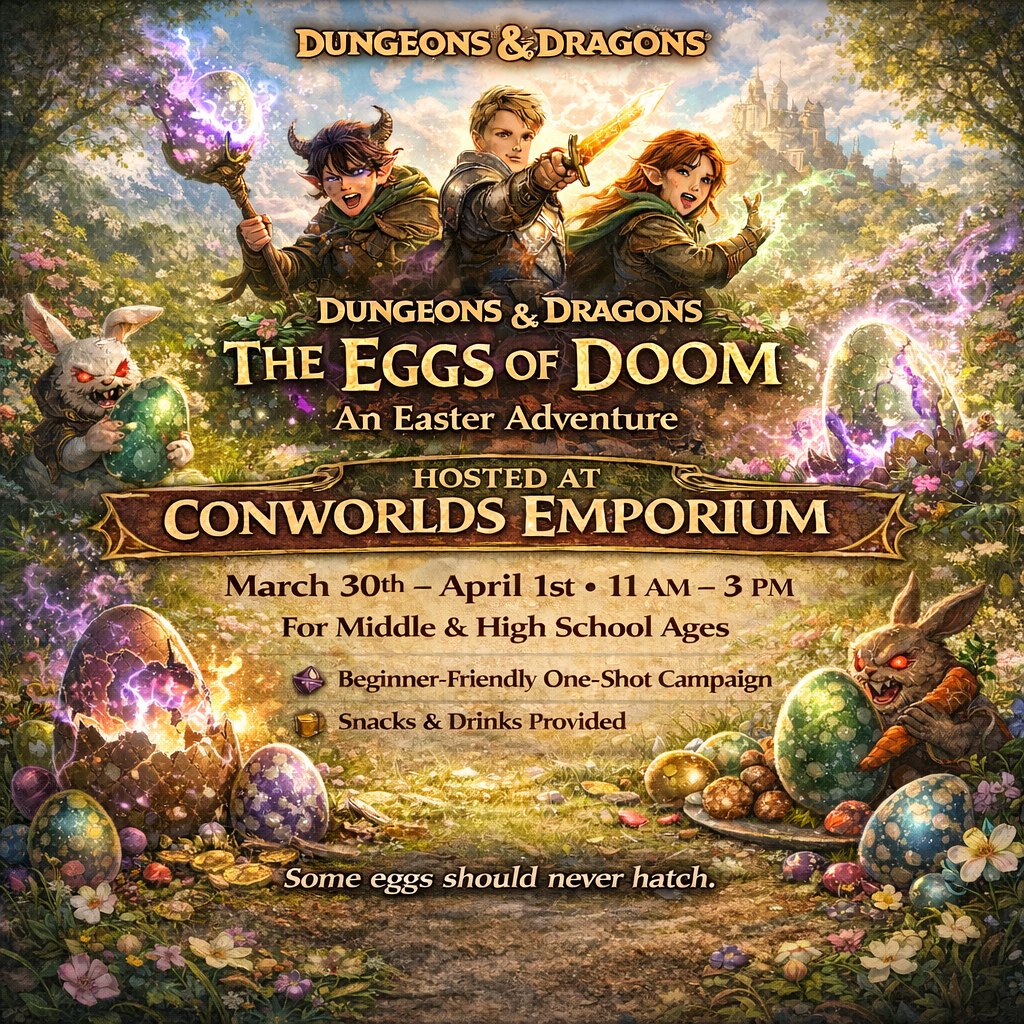Dungeons & Dragons Spring Break Campaign - The Eggs of Doom {March 30th-April 1st}