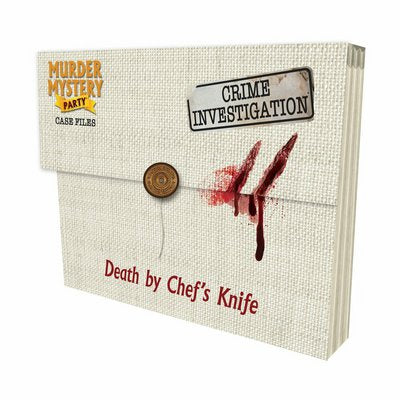Murder Mystery Party - Case Files: Death by Chef’s Knife