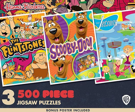 Hanna Barbera 3 500 piece jigsaw puzzles