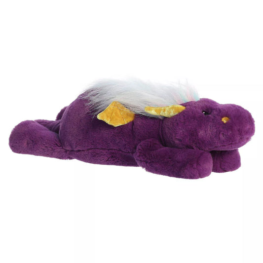 Aurora Large Purple Dragon Snoozles Laid-back Stuffed Animal 17"