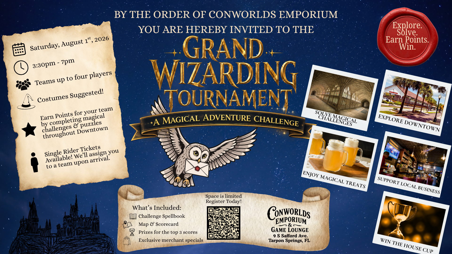 The Grand Wizarding Tournament | A Magical Adventure Challenge