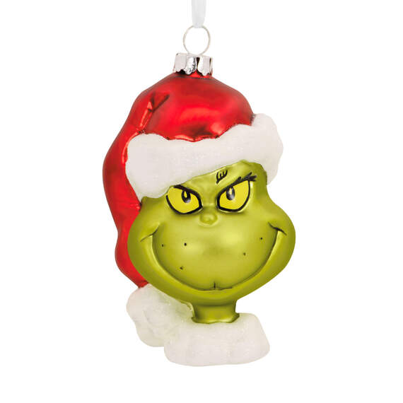 Dr. Seuss's How the Grinch Stole Christmas!™ Grinch Blown Glass Hallmark Ornament