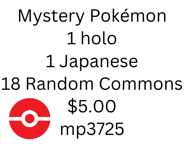 Mystery Pokémon Packs