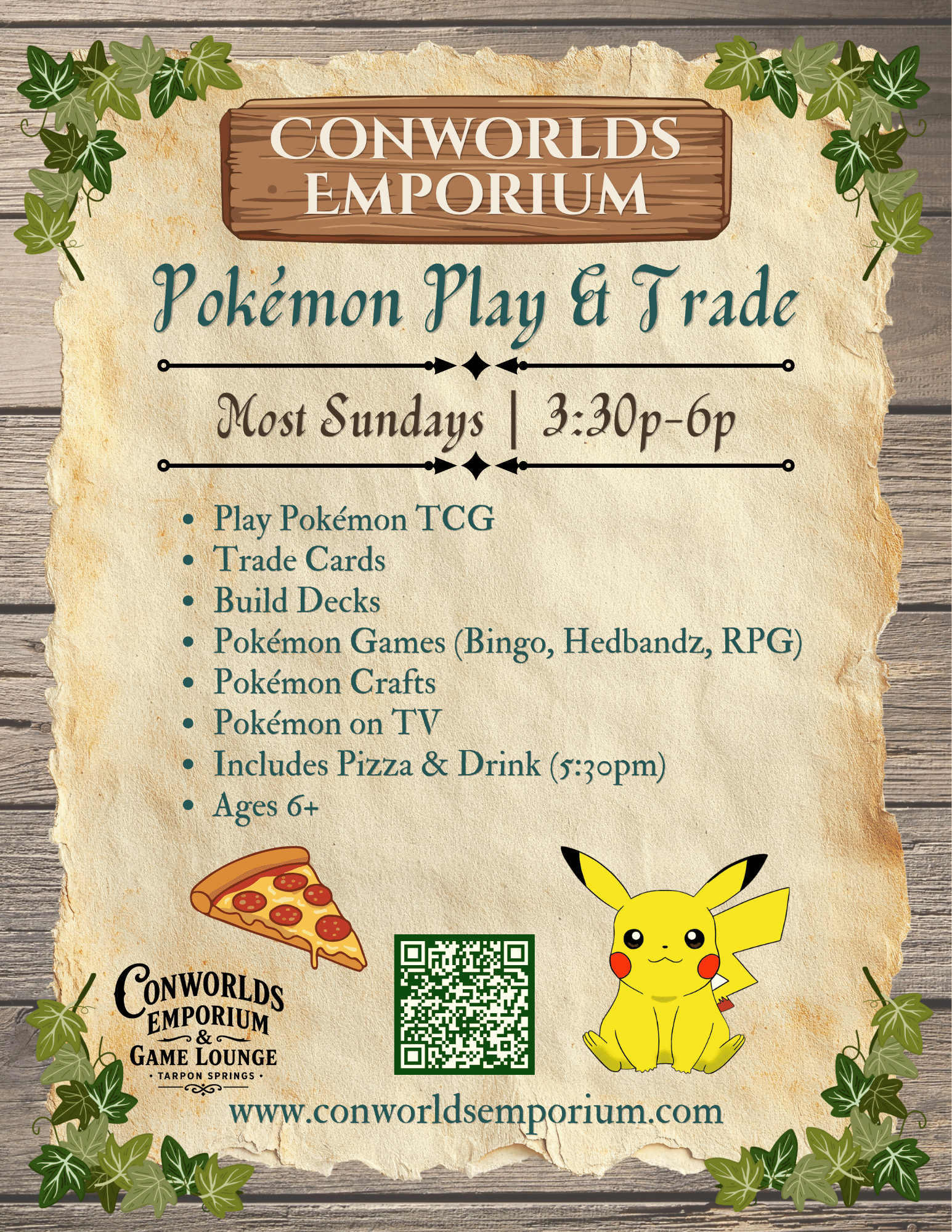 Pokémon Play & Trade | Sundays