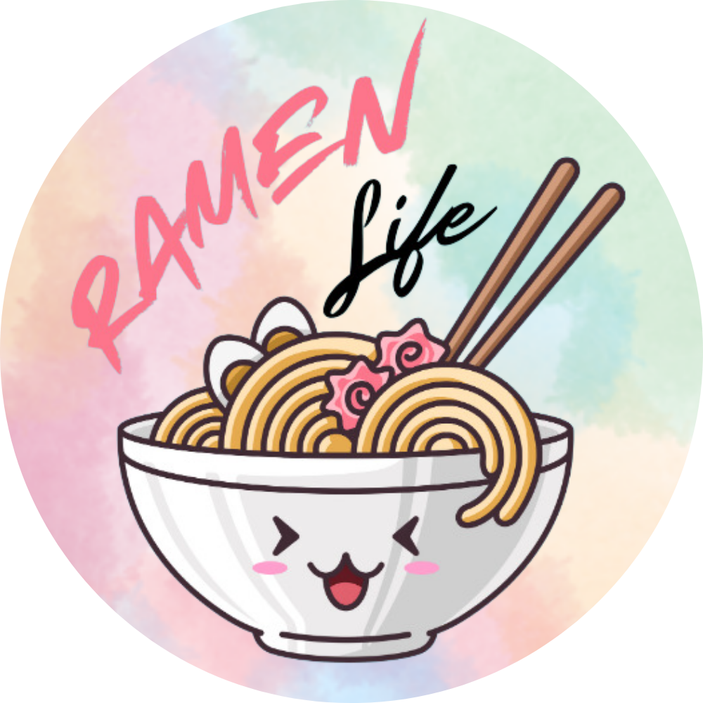 Ramen Life White Bowl Button 1.75" Button