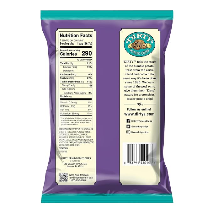 "Dirty" Potato Chips
