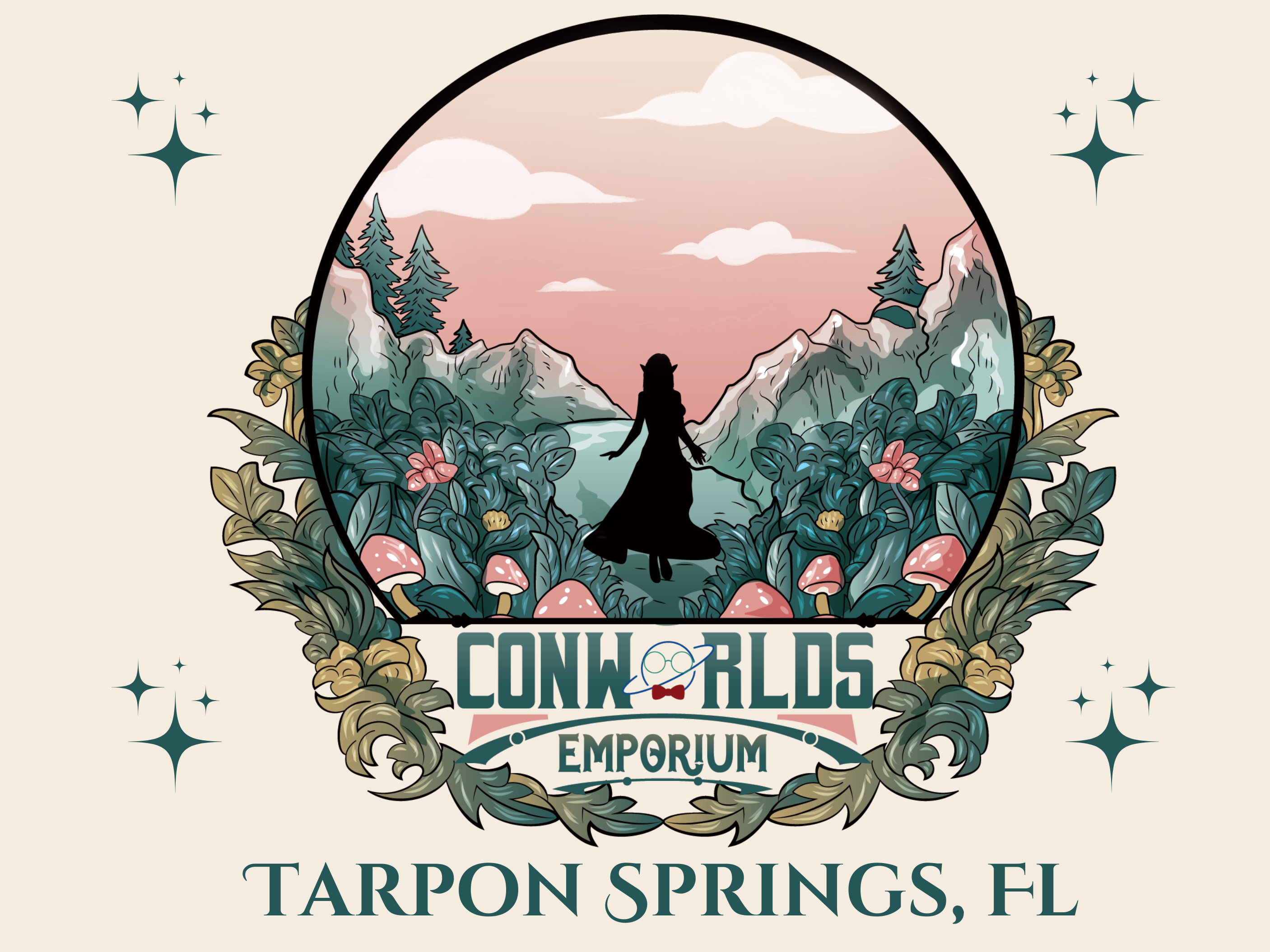 Conworlds Emporium Light Forest Adventurer Magnet