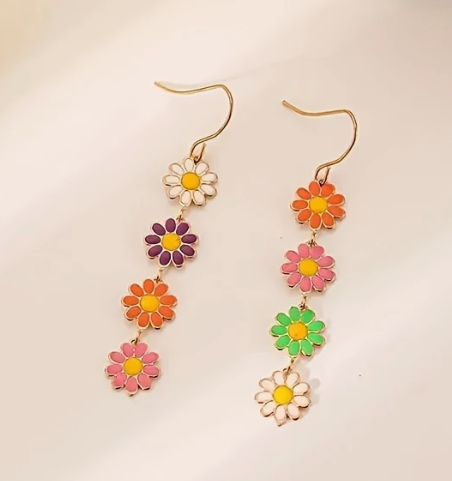 Daisy Dangle Earrings