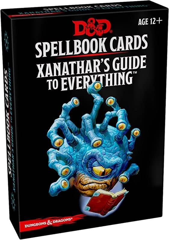 Dungeons & Dragons RPG: Spellbook Cards - Xanathar's Guide Deck (95 cards)