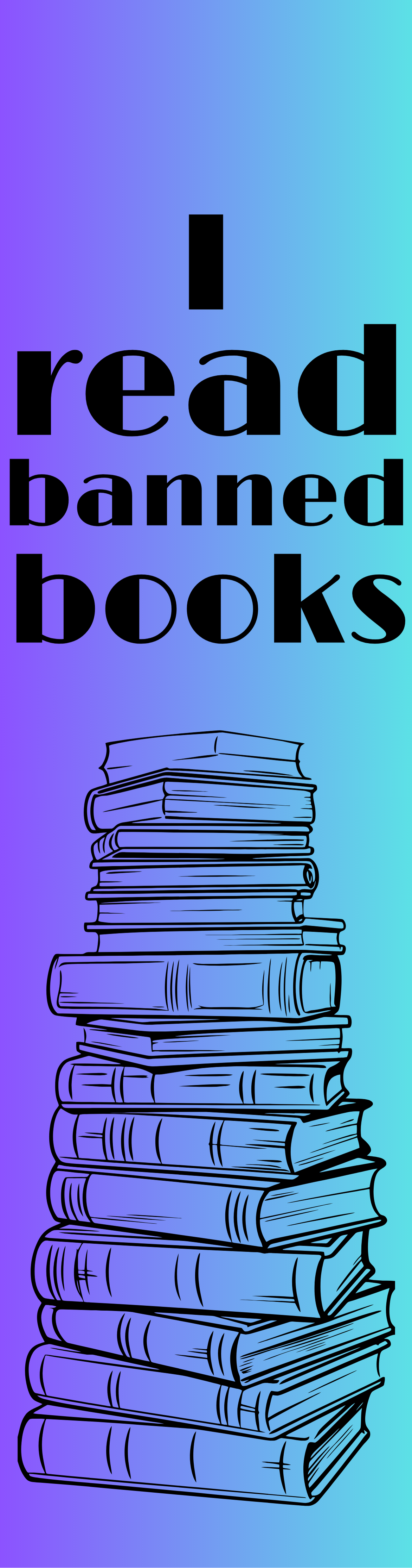 I read banned books Bookmark